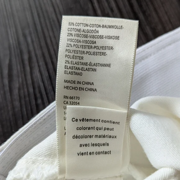 NWOT We The Free Jenny High Rise Flare Pants 28 White Coastal Cowgirl - Picture 5 of 9